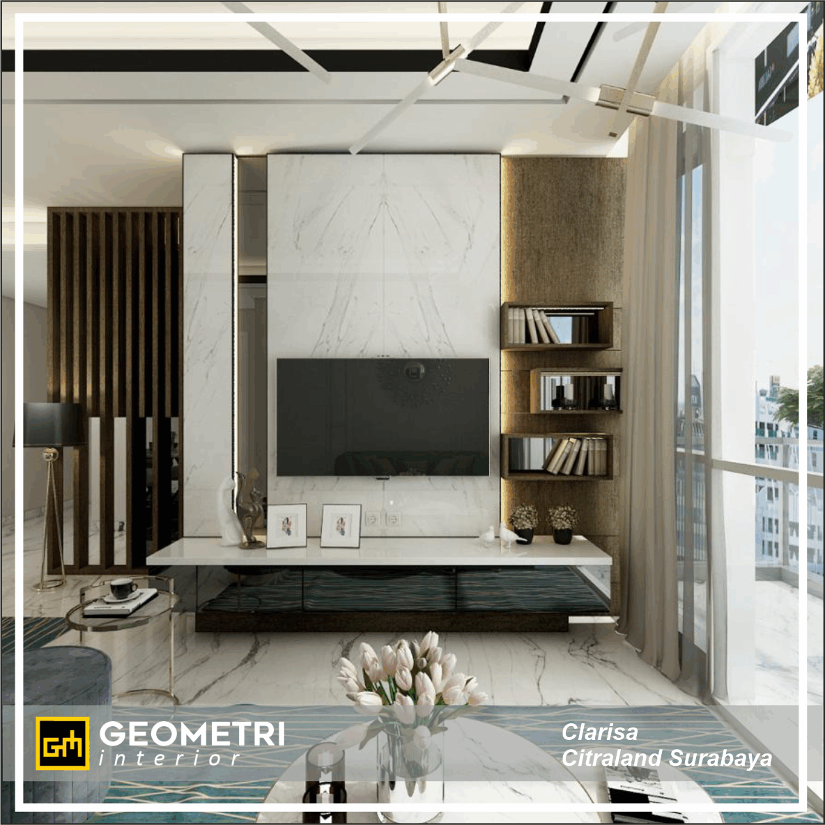 Living Room Clarisa Citraland Surabaya 2