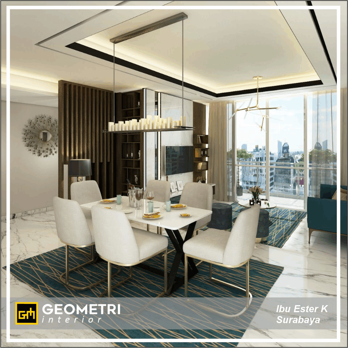 Living Room Ibu Ester K Surabaya